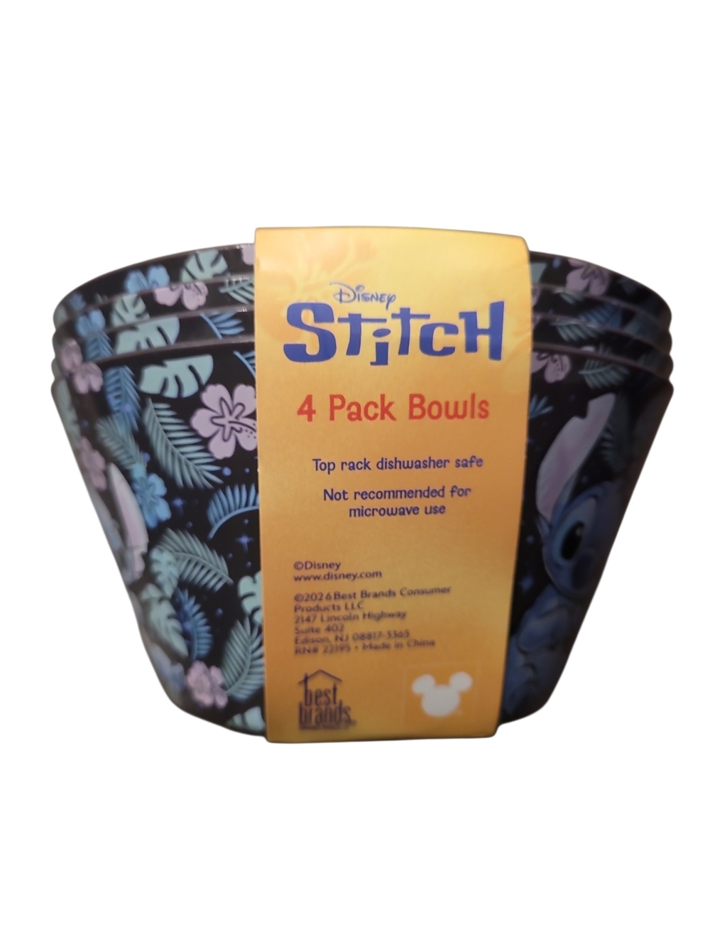 Disney Stitch Floral Bowls - Picture 2 of 2